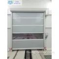 Automatikus ipari gördülő redőny PVC ajtó
